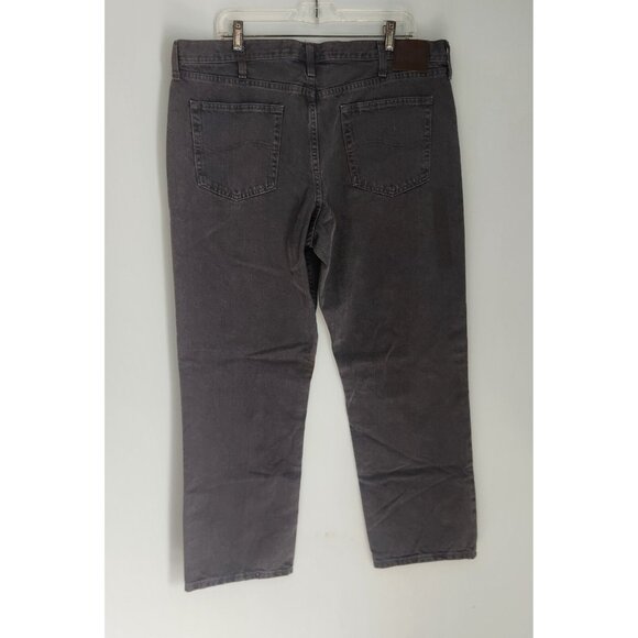 Lee Jeans Regular Fit Denim Straight Leg Mens 40x30 Gray Charcoal Cotton EUC - Picture 5 of 12